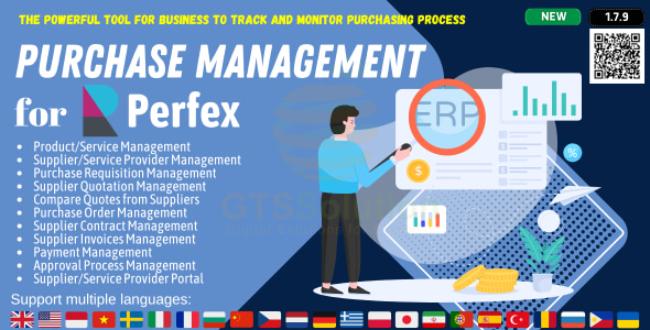 Purchase Management module for Perfex CRM 1.7.9