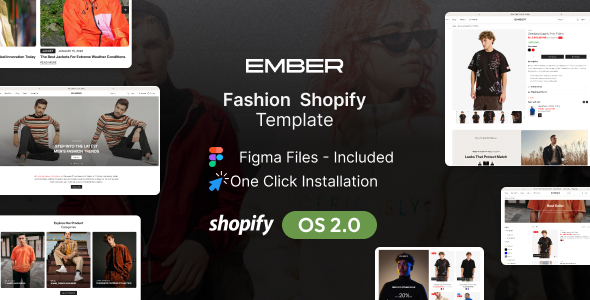 Ember – Minimal Fashion & Clothing Shopify Theme