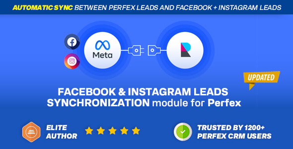 Facebook & Instagram Leads Synchronization module for Perfex CRM – Marketing Automation for Meta Ads 2.0
