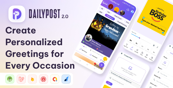 DailyPost 2.O: Poster Maker, Festival & Business, Crafto App Clon 2.0