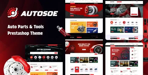 Autosoe Elementor – Car & Auto Parts PrestashopTheme 9.0