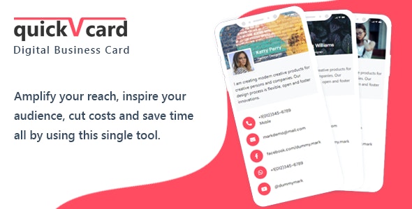 QuickVcard – vCard SaaS Digital Business Card Builder