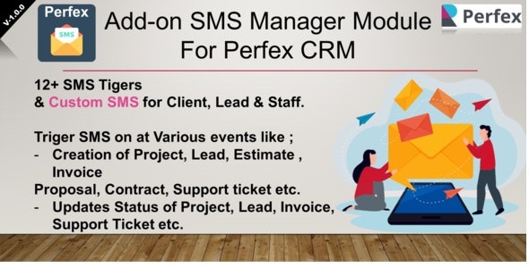 Add-on SMS Manager Module for Perfex CRM 1.2.0