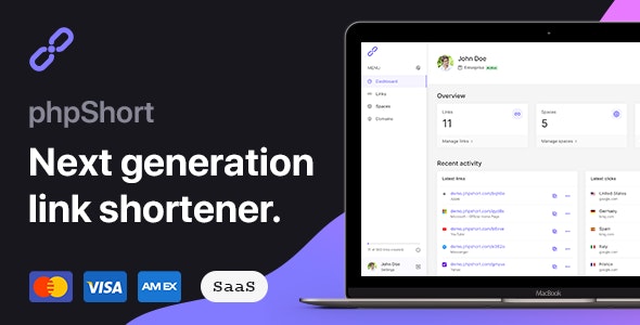 phpShort – URL Shortener Platform