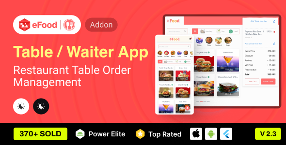eFood – Table/Waiter App 2.4