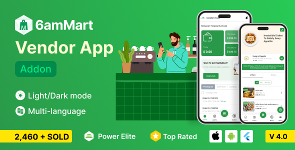 6amMart – Vendor App 4.0