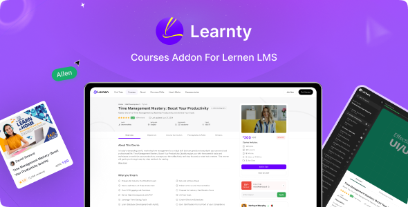 Learnty LMS – Courses Addon For Lernen