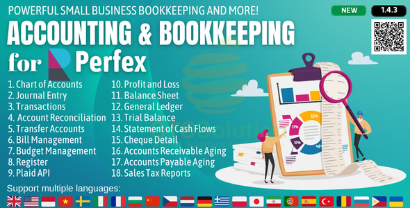 Accounting and Bookkeeping module for Perfex CRM 1.4.3