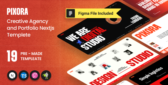 Pixora – Creative Agency & Portfolio Nextjs Template
