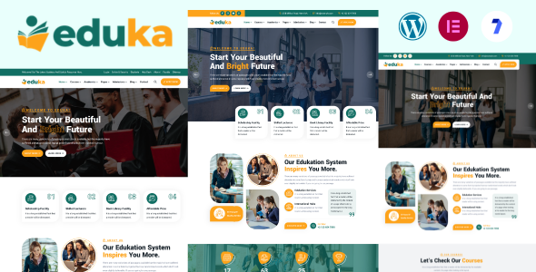 Eduka – School, College and Courses WordPress Theme