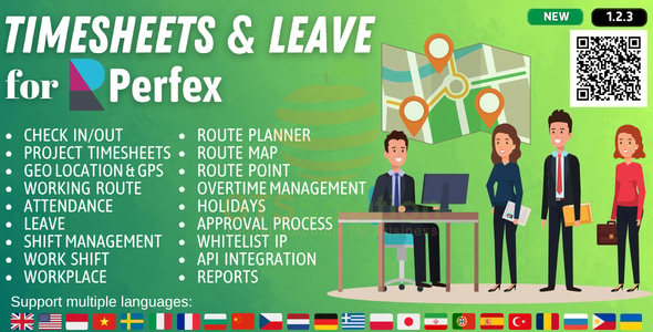 Timesheets and Leave Management module for Perfex CRM 1.2.3