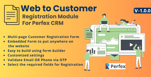 Web to Customer Registration Module For Perfex CRM 1.0.8