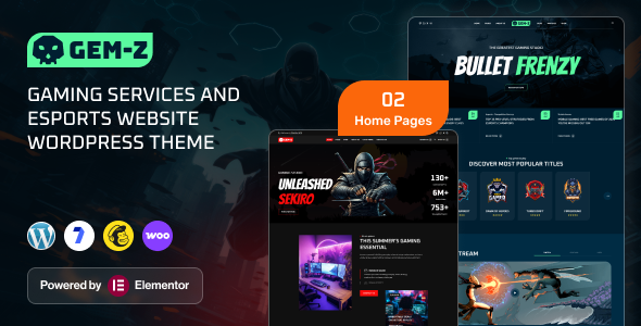 Gamezi – Ultimate eSports & Gaming WordPress Theme
