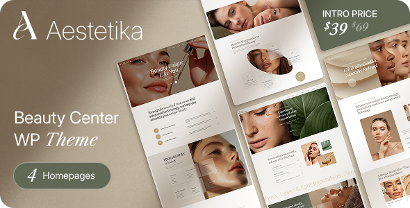 AESTETIKA – Beauty Center WordPress Theme