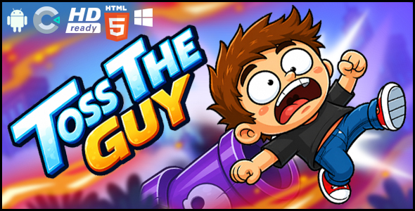 Toss the Guy HTML5 Premium Game Construct 3