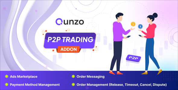 Qunzo – P2P Trading Module Addon