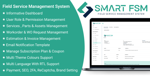 Smart FSM SaaS – Field Service Management System 1.7