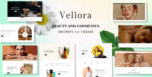 Veliora – Beauty Care & Cosmetics Shopify Theme