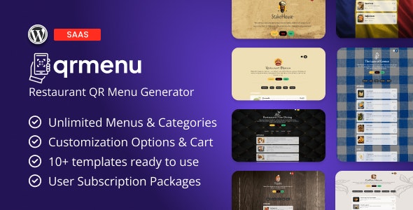 QRMenu – Restaurant QR Menu Generator 1.9 [Regular License]