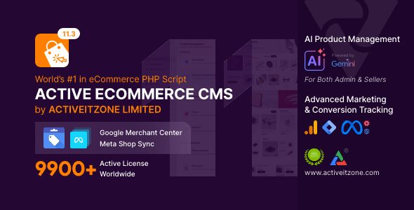 Active eCommerce CMS 11.3