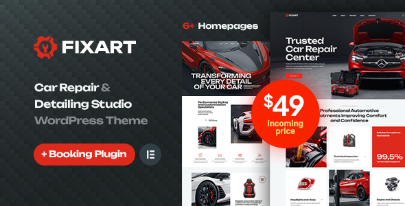 Fixart – Car Repair & Detailing WordPress Theme