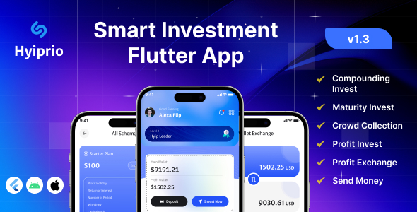 Hyiprio – Smart Investment Flutter App 1.3