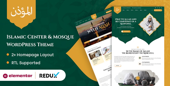 Muezzin – Islamic Center & Mosque WordPress Theme + RTL 1.1.0