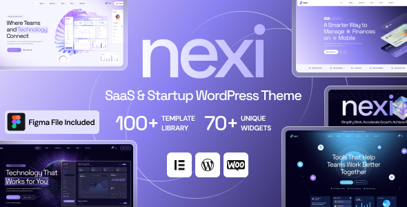 Nexi – SaaS & Technology WordPress Theme