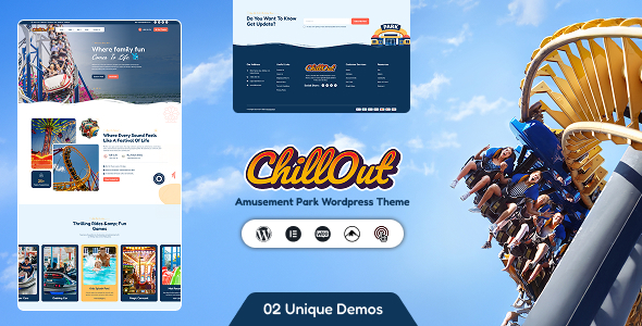 Chillout – Fun Games, Theme Park WordPress Theme