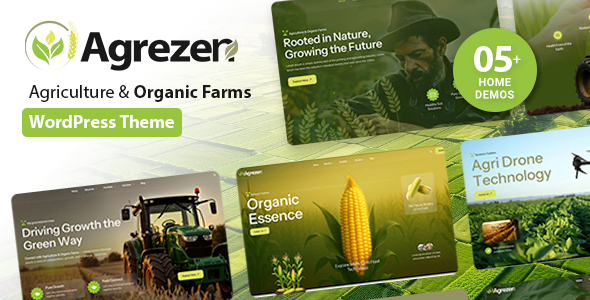 Agrezen – Agriculture & Organic Farm WordPress Theme 2.0