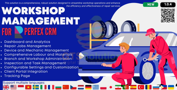 Workshop Management module for Perfex CRM 1.0.4