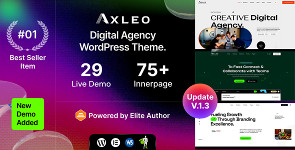 Axleo – Digital Agency WordPress Theme 1.3.0