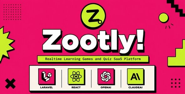 Zootly – Realtime Learning Games and Quiz SaaS Platform