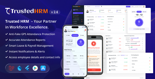 Trusted HRM Bundle | Ultimate HR & Payroll System with Offline Attendance 2.4.1