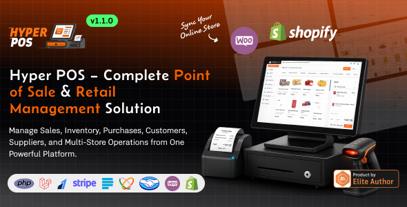 Hyper POS – Laravel Point of Sale, Inventory, ERP, Online & Offline POS, Invoicing, Accounting 1.1