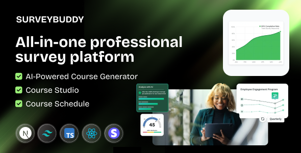 SurveyBuddy – AI-Powerd Survey Builder & Analytics – Next.js App
