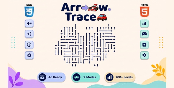 Arrow Trace | Arrow Path Puzzle HTML5 Game