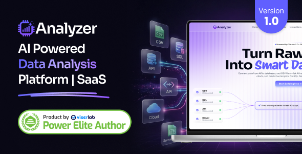 Analyzer – AI Powered Data Analysis Platform