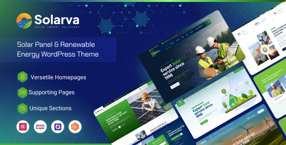 Solarva – Ecology & Solar Energy Theme 1.0.1