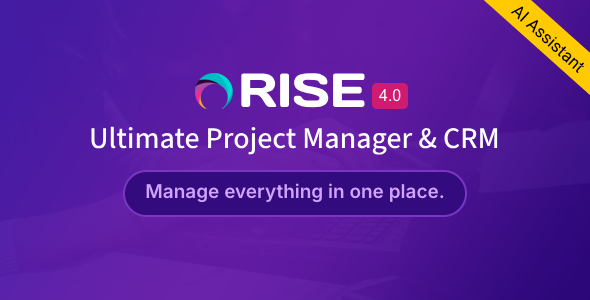 RISE – Ultimate Project Manager & CRM 4.0