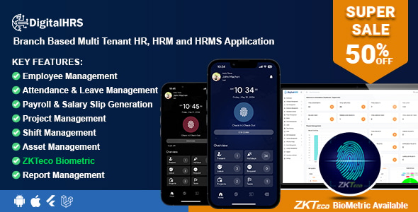 DigitalHR – Branch Based Multi Tenant HR, HRM and HRMS Application