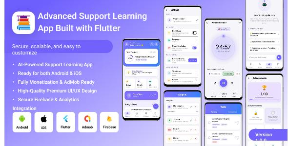 StudyPulse – Gamified Pomodoro Timer, Study Planner & Task Manager Flutter App