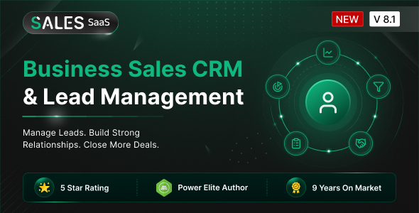 Sales SaaS – Business Sales CRM  8.1