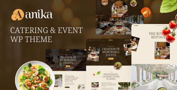 Anika – Catering & Event WordPress Theme