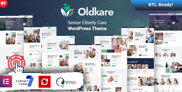 Oldkare – Senior Care WordPress Theme 7.0