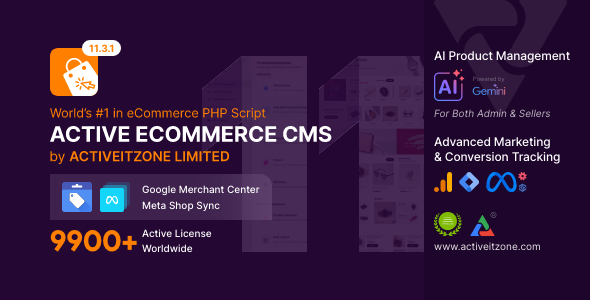 Active eCommerce CMS 11.3.1