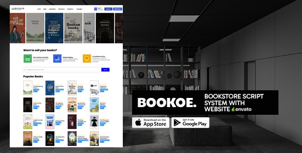 Bookoe – BookStore Script System with website 4.0