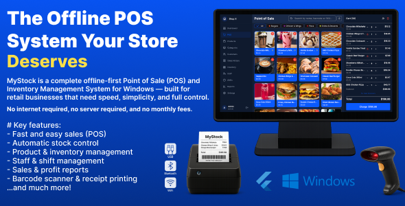 MyStock – Offline POS System for Windows – Point of Sale, Stock & Inventory Management