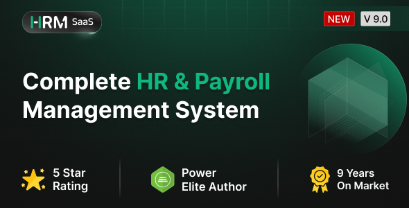 HRM SaaS – HR and Payroll Tool 9.2
