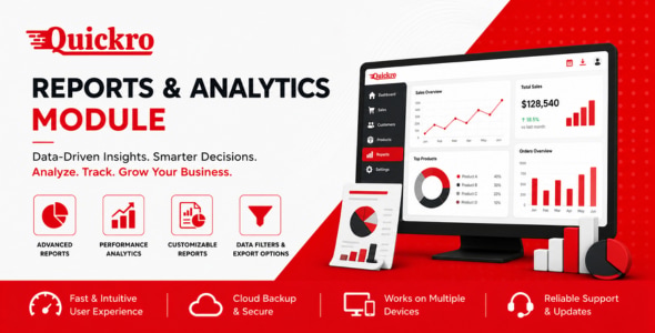 Quickro POS Reports & Analytics (Add-on)